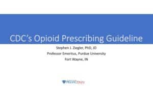 Center for Disease Control Opioid